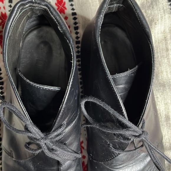 Walking co. Made in Italy glove lined Italian leather boot tie ankle - Picture 5 of 9